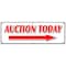 Signmission AUCTION TODAY WITH RIGHT ARROW BANNER SIGN antiques jewelry estate B-72 Auction Today Right Arrw - alternate 1